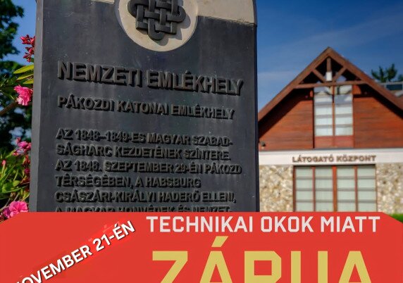 Technikai okok miatt ZÁRVA