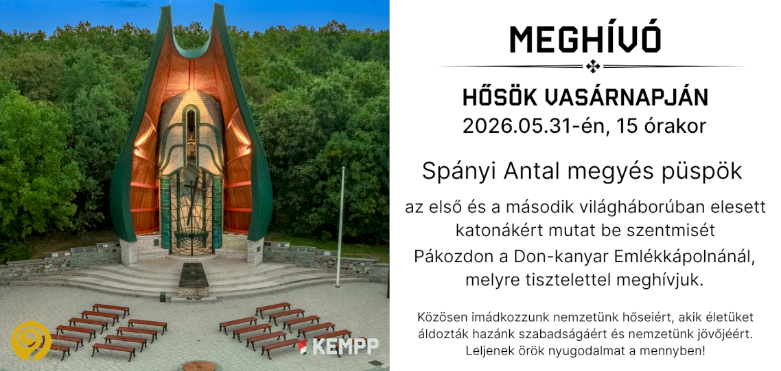 Doni kápolna _meghívó_hősök vasárnapja_2026.05.31_2