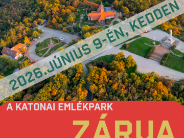 Emlékparkunk ZÁRVA tart