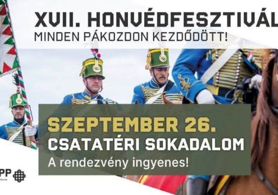 Holnap találkozunk a Honvédfesztiválon!