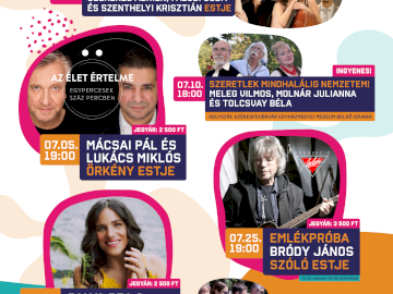 Ikonikus előadókkal vár a XIV. Emlékparki Nyár!