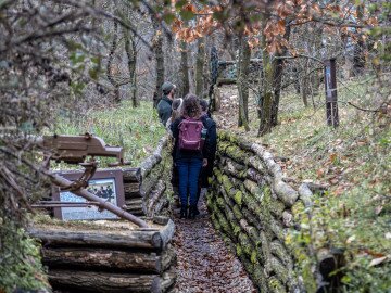 Lövészárokséta az őszi szünetben – Időutazás a háborús hétköznapokba